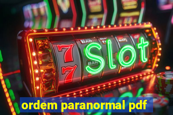 ordem paranormal pdf